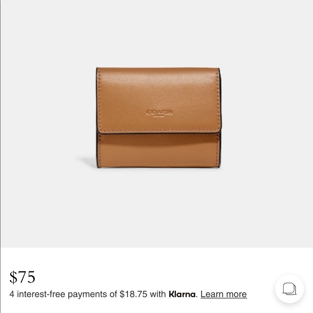 Coach Flap Card Case